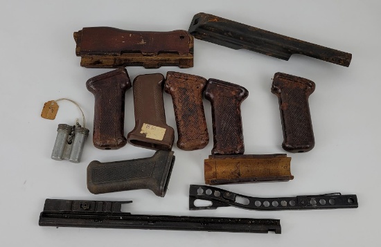 Lot Of Ak47 Stock Parts Grips
