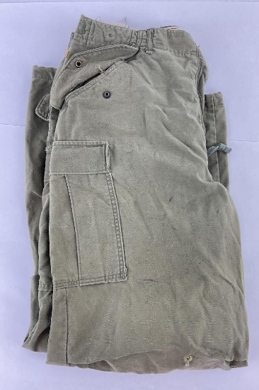 Vietnam War Og107 Cold Weather Sateen Trousers
