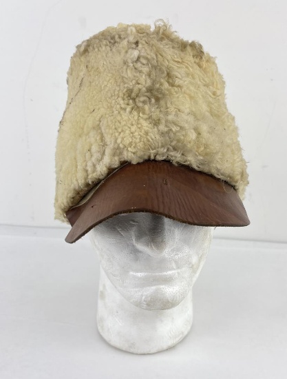 Ww1 Swedish Army Shearling Hat