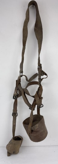 Ww1 Leather Harness For Artillery Optical Tri Pod
