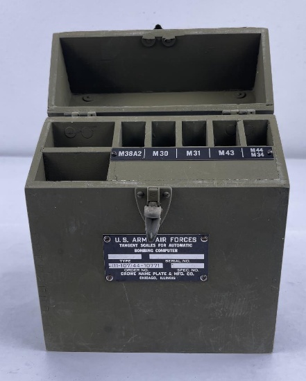 Us Army Air Forces Norden Bomb Site Tangent Scales