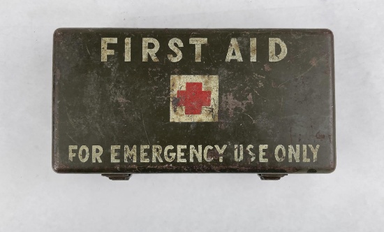 Jeep First Aid Box Ww2 12 Unit