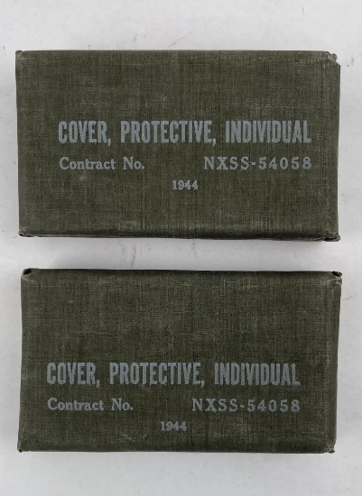 Ww2 Gas Poncho Pair Deadstock