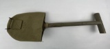 Ww2 1942 T Handle Shovel W/ Belt Case