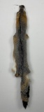 Beautiful Gray Fox Fur Pelt Taxidermy