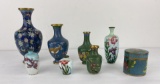 Lot Of Antique Chinese Cloisonnã©