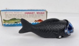 Shackman Hungry Whale Tin Toy In Box