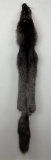 Beautiful Ranch Silver Fox Fur Pelt Taxidermy