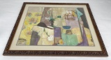 Abstract Impressionist Pastel Drawing