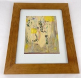 Abstract Impressionist Mixed Media Painting