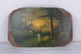 Antique Northwest Tourist Plein Air Painting