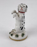 Antique Staffordshire Sitting Porcelain Dalmatian