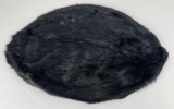 Black Dyed Montana Taxidermy Beaver Pelt