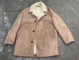 Marlboro Shawl Collar Sheepskin Shearling Jacket