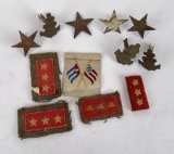 Authentic Ww2 Japanese Helmet Emblems Patches