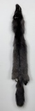 Beautiful Ranch Silver Fox Fur Pelt Taxidermy