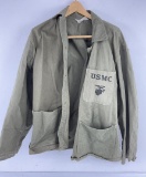 Ww2 Usmc Marine Corps Hbt Fatigue Jacket