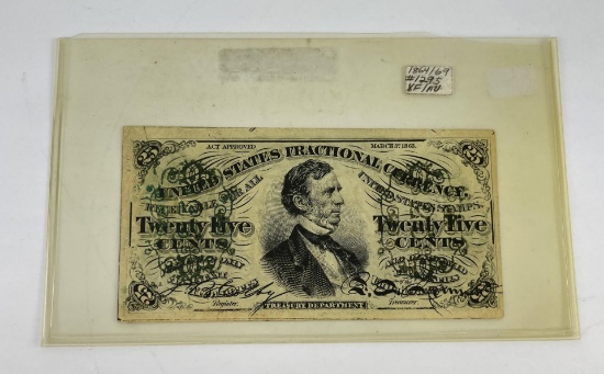 Civil War Fractional 25c Note 3rd Issue