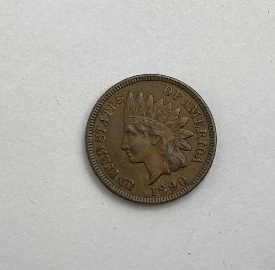 1890 Indian Head Cent Penny