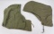 Pair of WW2 M-43 Field Jacket Hoods