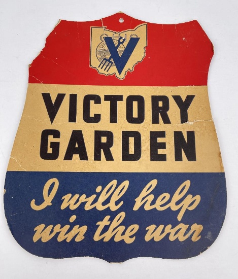 WW2 Homefront Ohio Victory Garden Sign