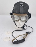 Russian Korean War Flight Helmet and Goggles