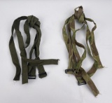 WW2 USMC Shelter Half Straps Frog