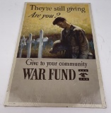 WW2 War Fund Poster John Falter