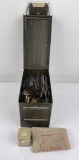 Ammo Can of .30 Carbine Rifle Brass