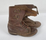 Pair of WW2 Children's Army Paratrooper Boots