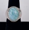 Sterling Silver Persian Turquoise Ring