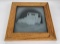 Engraved Glass Picture Signed Stekly