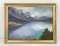 Glacier Park Montana Oil on Board Painting