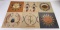 Lot of 6 Navajo Indian Sand Paintings