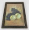 Still Life Pastel of Grapes and Pears