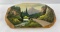 Antique Mt Rainier Tourist Plein Air Painting