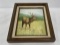 John Jones Elk Oil on Canvas Painting