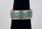 Zuni Inlaid Sterling Silver Turquoise Ring