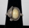 Sterling Silver Navajo Elk Tooth Ring