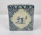 Blue White Dutch Pattern Tin Biscuit Box