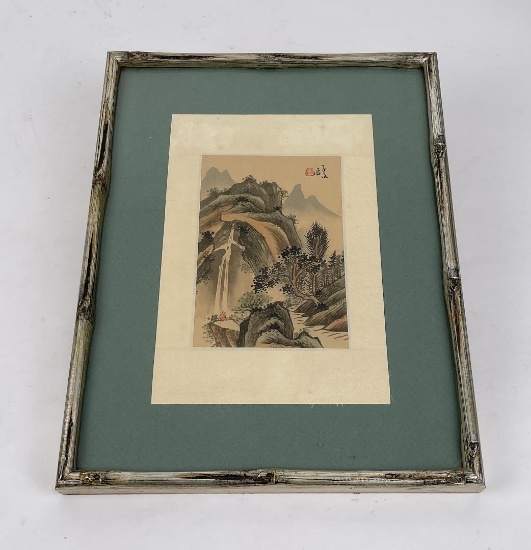 Antique Chinese Watercolor Painting