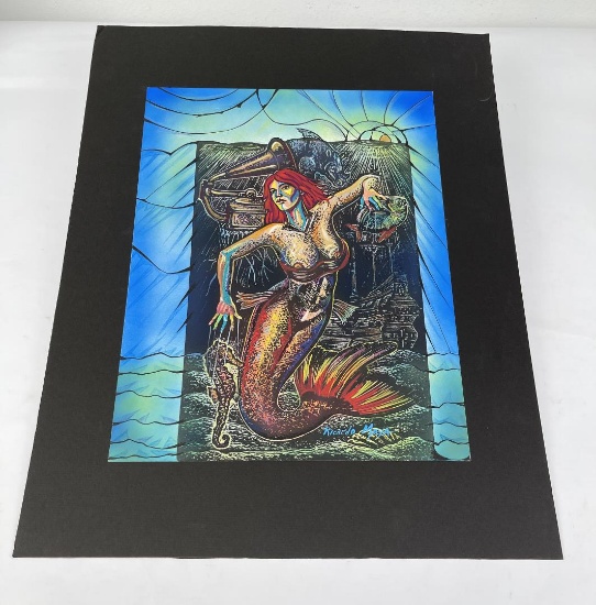 Ricardo Maya Mermaid Painting