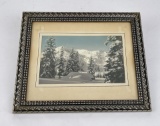 Hand Tinted Montana Winter Photo