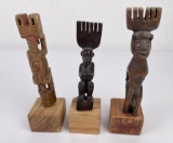 Set of 3 Indigenous Combs
