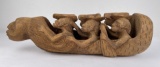 South Pacific Shaman Wood Carving