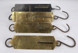 Lot of 4 Antique Spring Balance Scales