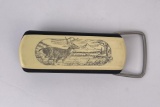 Vintage Gerber Touche Belt Buckle Knife