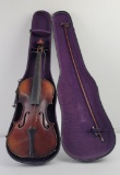 Antique Violin in Case with Bow