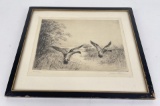 Henry Jackson Simpson Engraving Ducks