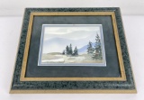Montana Landscape Watercolor Painting